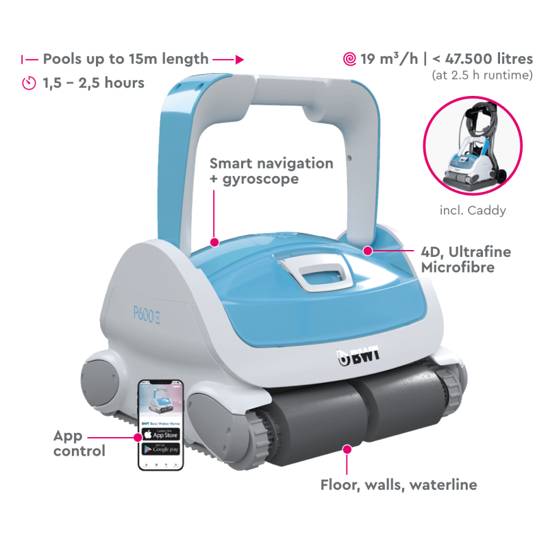 BWT P600 Robotic Pool Cleaner BWT P600 Robotic Pool Cleaner